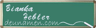 Bianka Hebler Visitenkarte